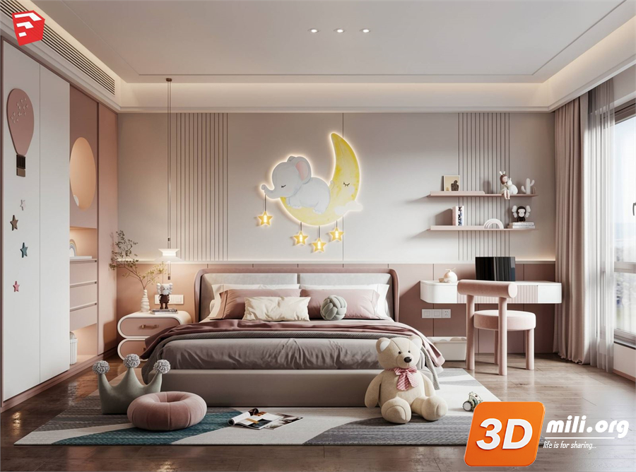Children Room Scenes Skp FIles 